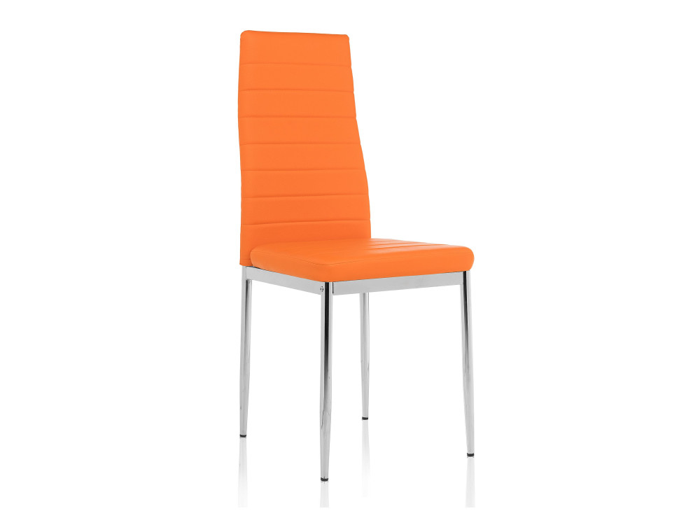DC2-001 orange Стул Серый, Хромированный металл dc2 001 beige стул серый хромированный металл