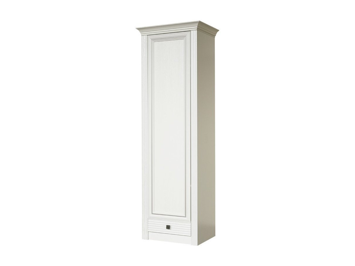 Орлеан №836 Шкаф для одежды 1-дверный, ясень белый Белый, МДФ, ЛДСП