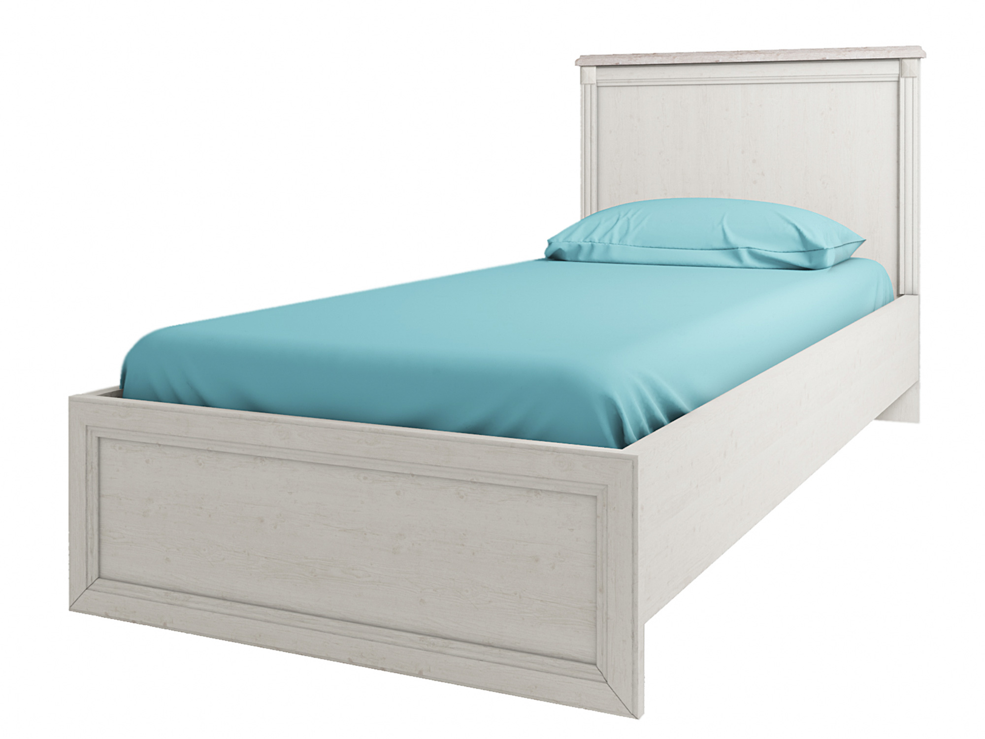Кровать Monako (90x200) Сосна Винтаж, , ЛДСП кровать с мягким элементом monako 160x200 сосна винтаж лдсп