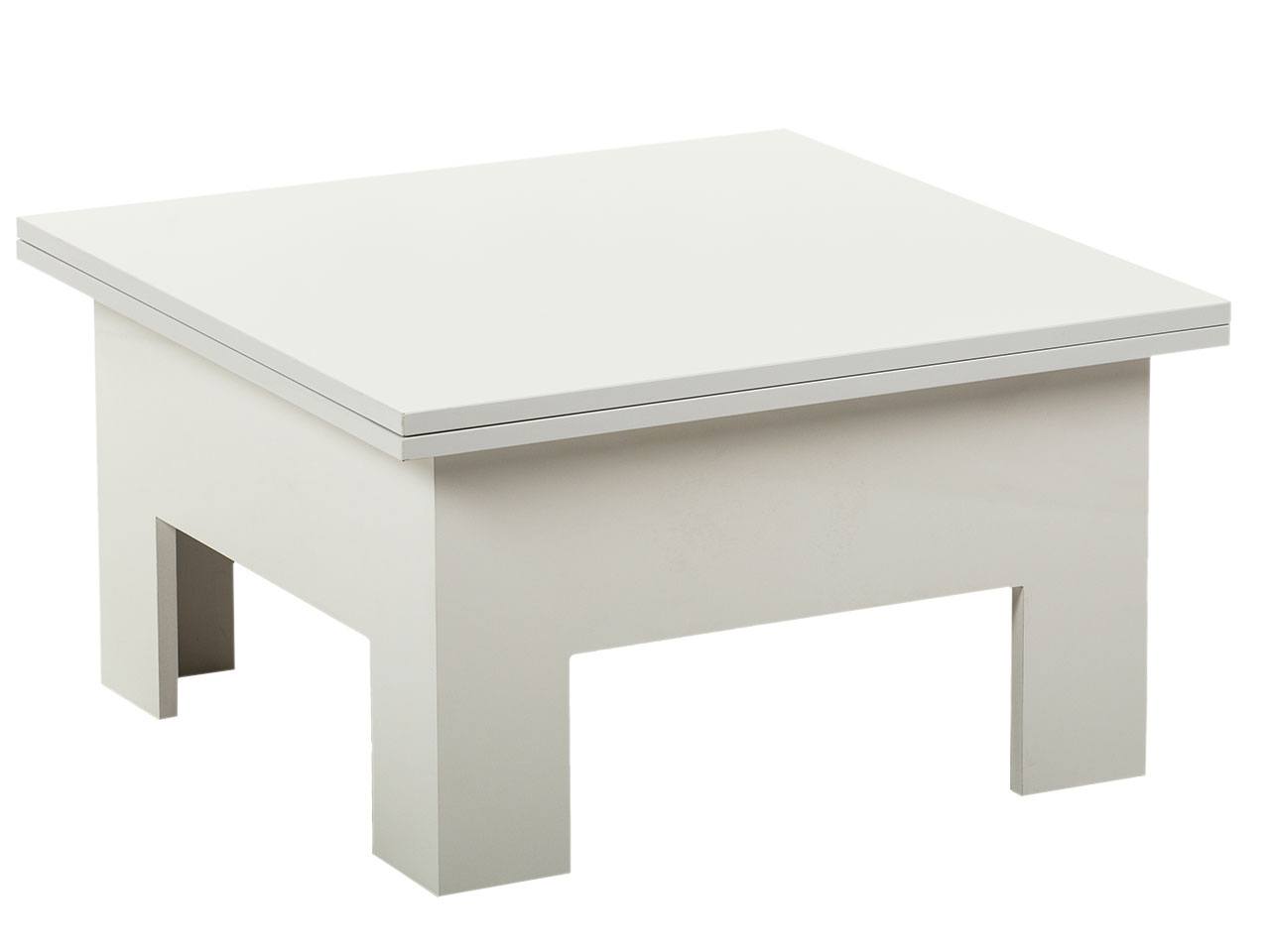 Стол трансформер Basic Белый, ЛДСП стол полезный трансформер 80 160 80 51 74 венге темный черный лдсп