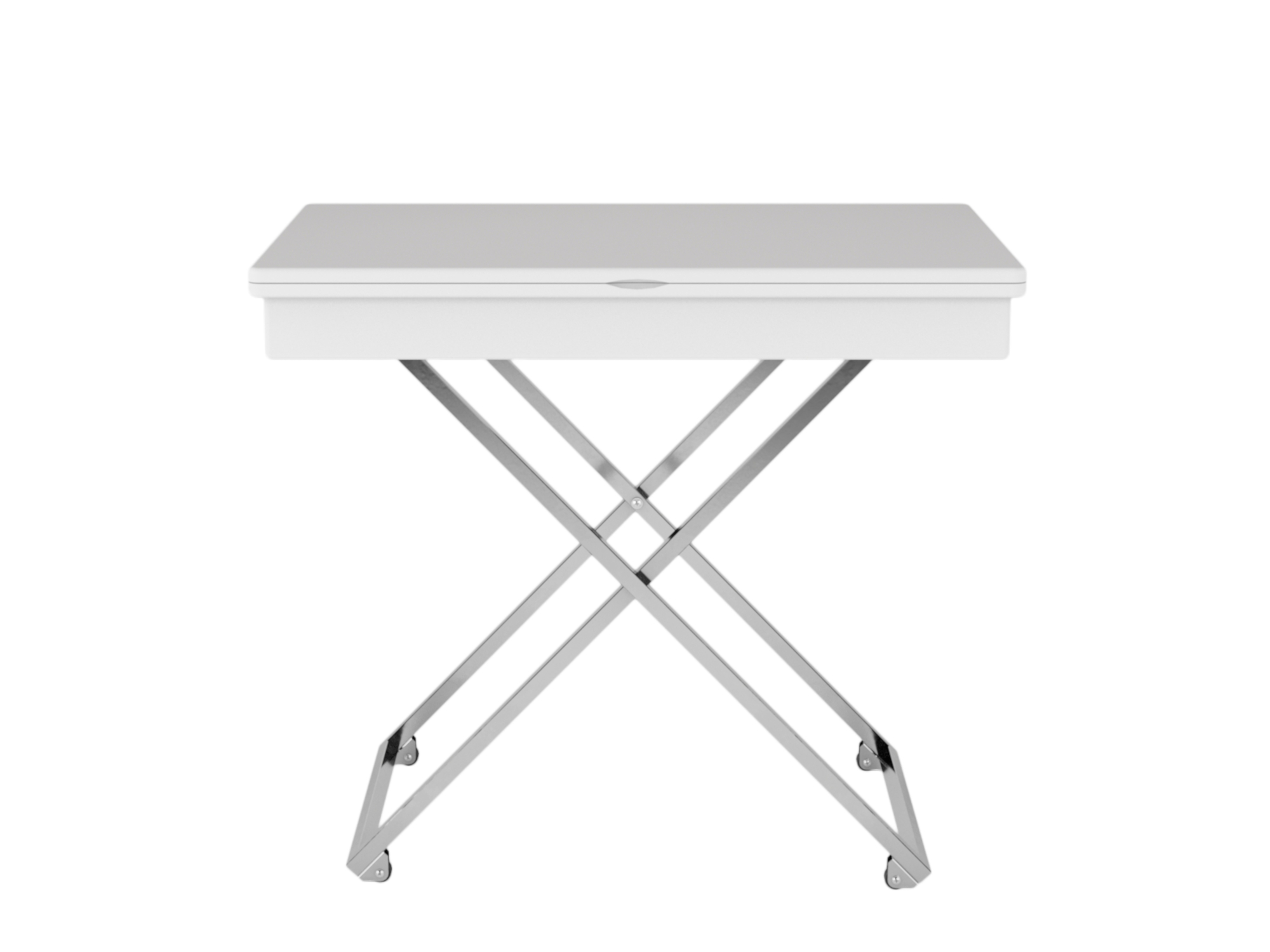 Стол трансформируемый Андрэ Белый, ЛМДФ 16 мм стол трансформируемый андрэ коричневый темный белый лмдф 16 мм