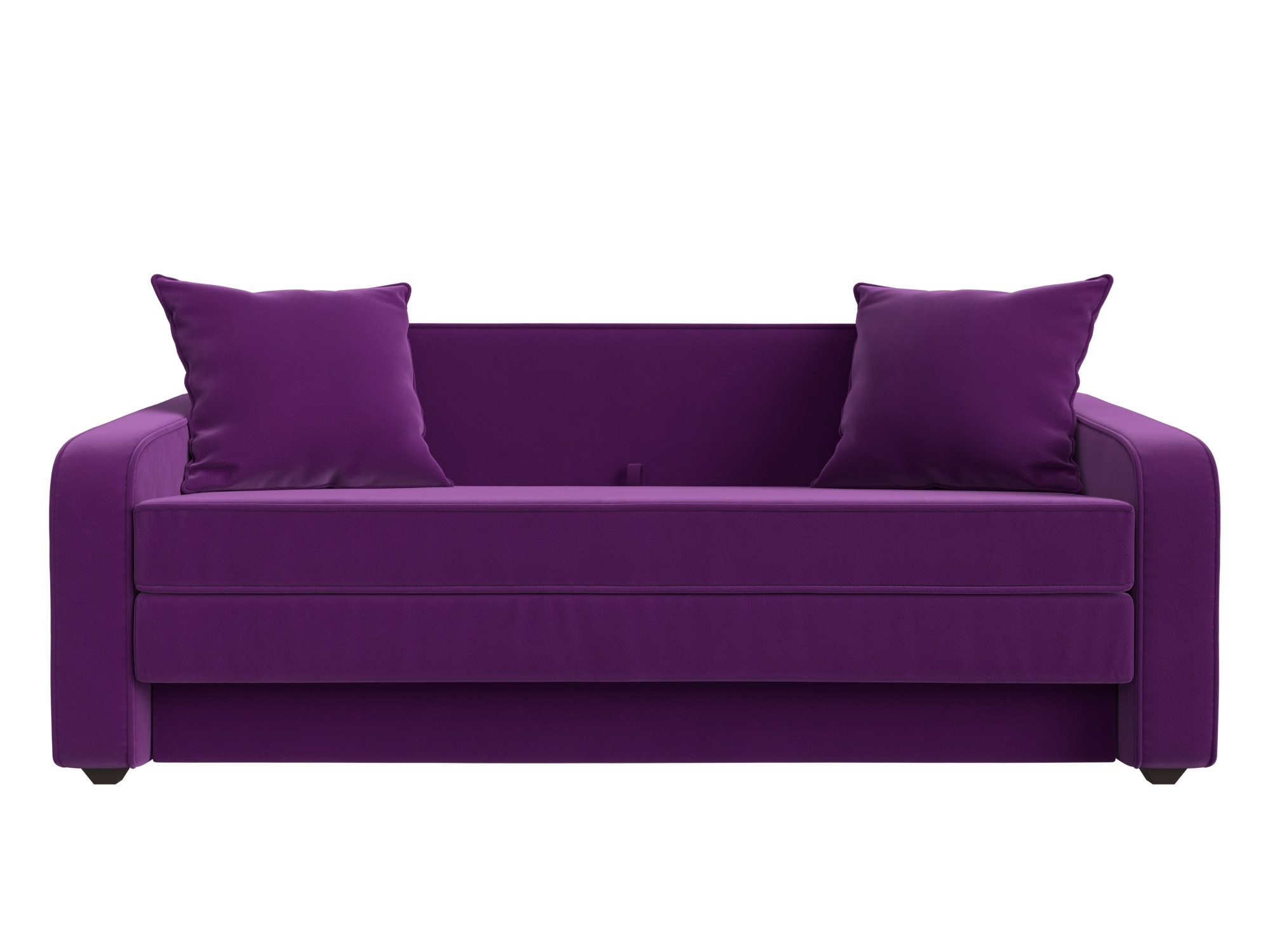 кровать лига диванов далия 200 микровельвет фиолетовый Диван Лига-013 MebelVia Фиолетовый, Микровельвет, ЛДСП, Брус