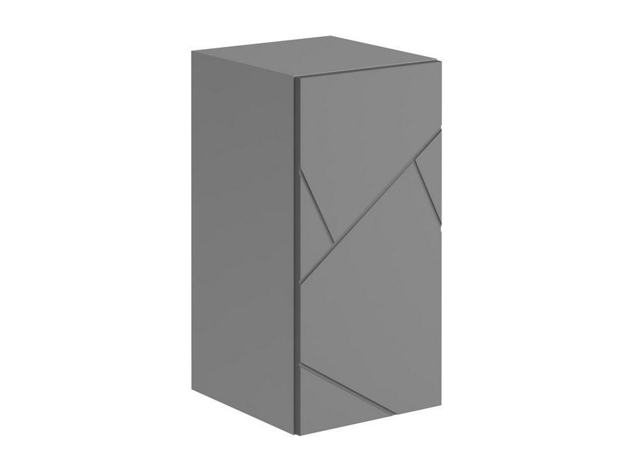 ГРАНЖ Шкаф навесной ШН-001 (Д.300) (Серый шифер / Графит софт) Графит Софт, ЛДСП