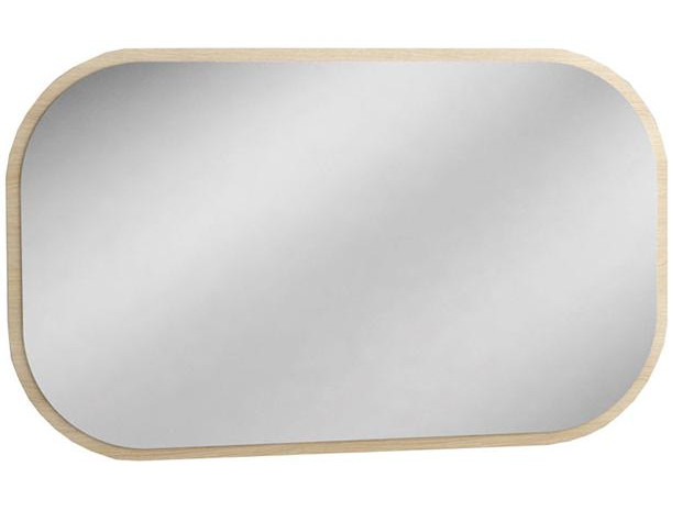 Зеркало для комода Сканди Жемчужно-белый Акация Лэйклэнд, ЛДСП зеркало для комода сканди жемчужно белый акация лэйклэнд лдсп