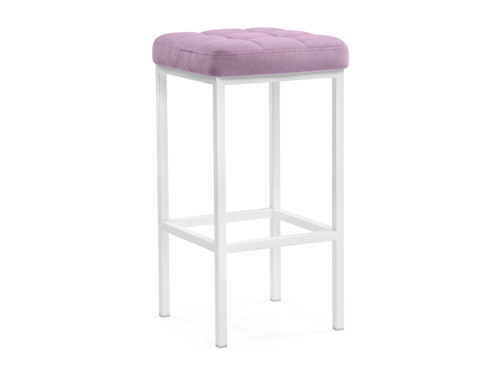 Лофт катания лаванда / белый матовый Барный стул Белый, Окрашенный металл dodo 1 pink with edging black барный стул розовый окрашенный металл
