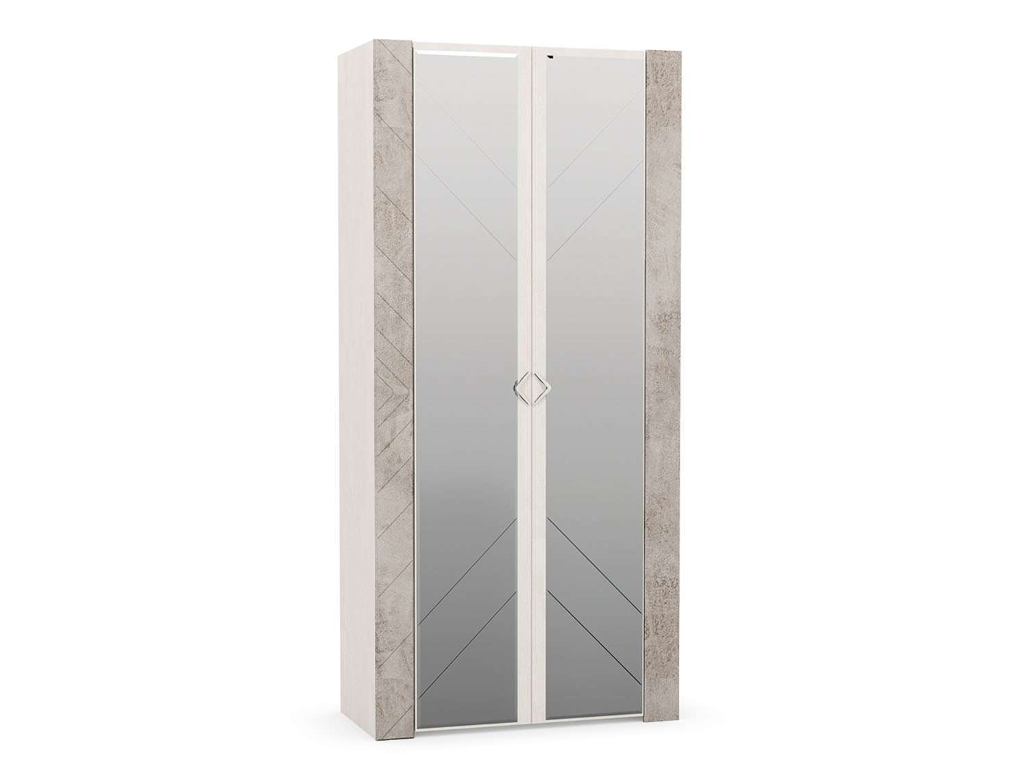 Амели Шкаф для одежды 13.133 шелковый камень/бетон Чикаго, МДФ, ЛДСП