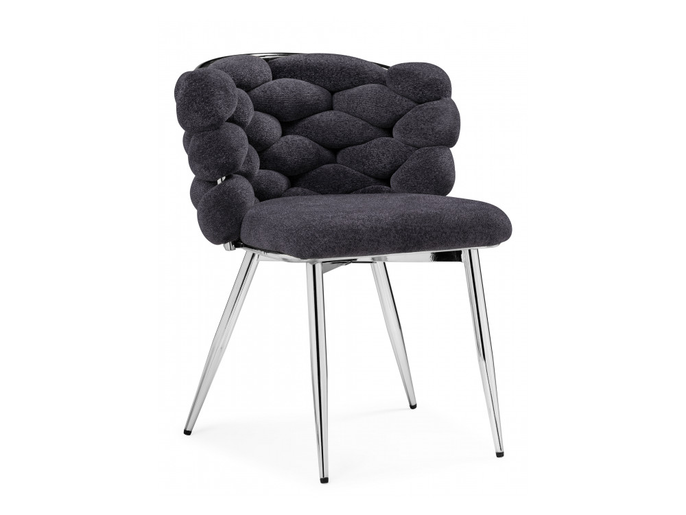 Rendi gray-blue / chrome Стул на металлокаркасе Серый, Металл tod black blue стул на металлокаркасе черный металл