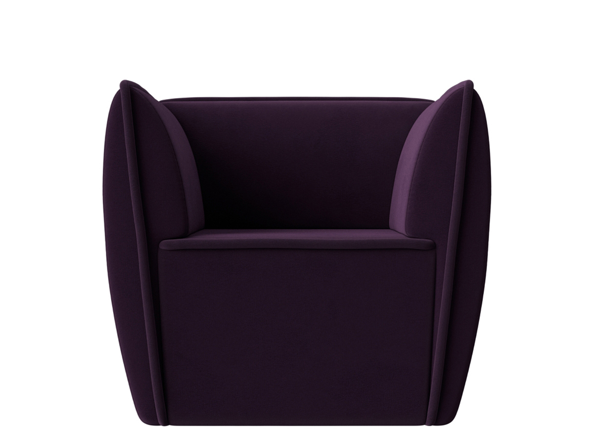 Кресло Бергамо MebelVia Фиолетовый, Велюр бергамо плетеный круглый диванный модуль
