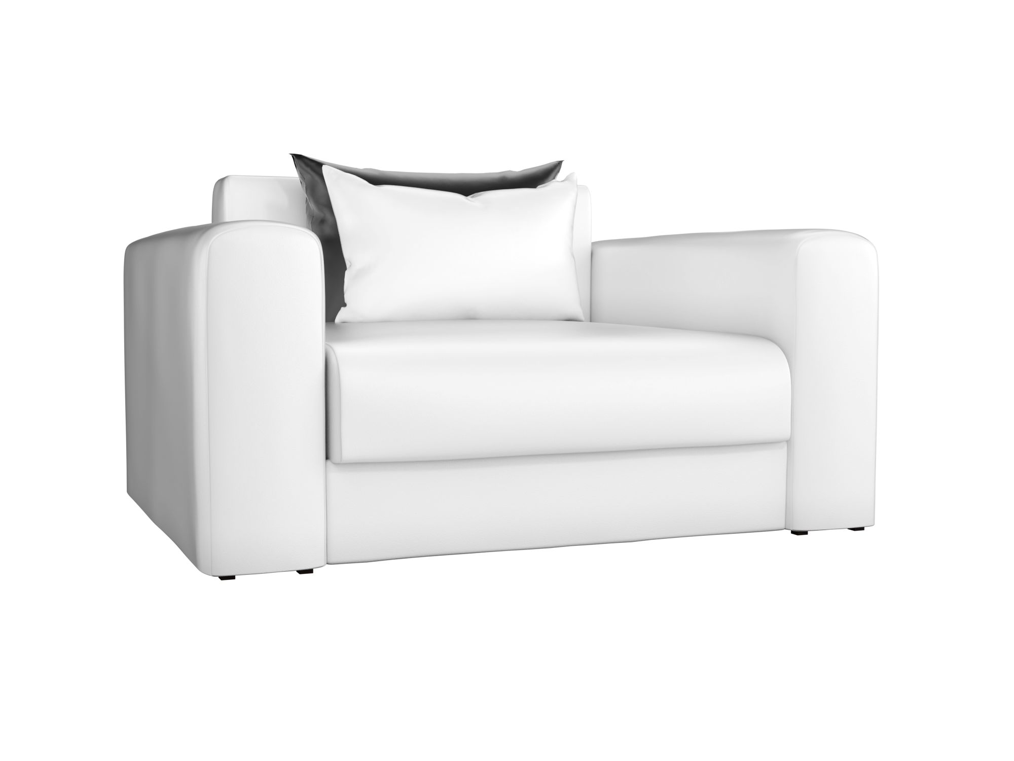 Кресло Мэдисон MebelVia Белый, Искусственная кожа, Массив, ЛДСП ёлка искусственная мэдисон люкс 210 см