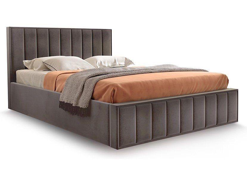 Кровать Вена Стандарт 140 с ПМ (Мора коричневый) Мора коричневый