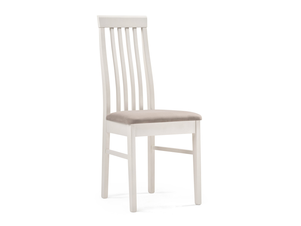 Рейнир бежевый / молочный Стул деревянный Белый, Массив березы рейнир серый белый стул деревянный белый массив березы