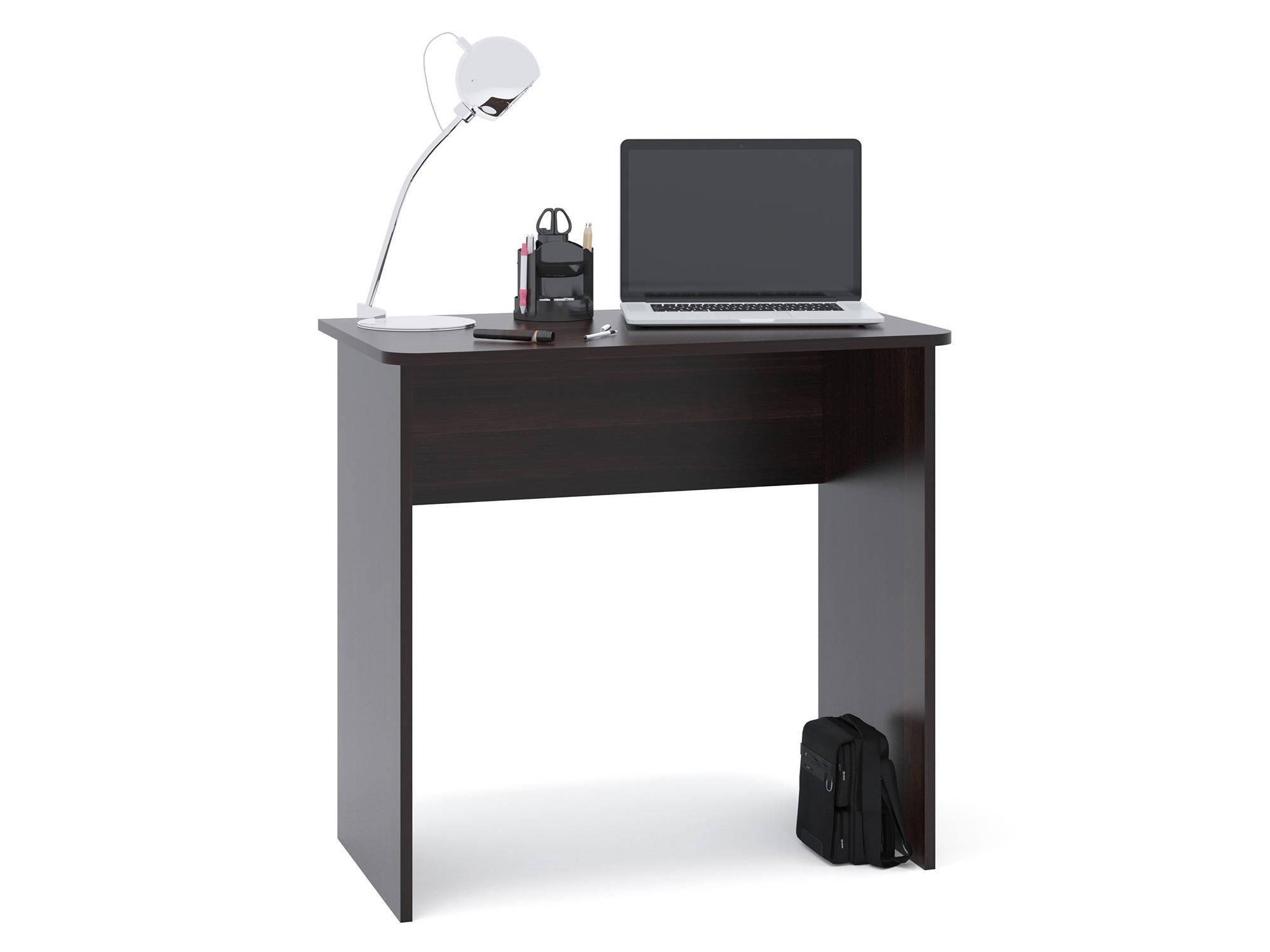 Стол письменный СПм-08в Венге, Коричневый темный, ЛДСП письменный стол рино 206 венге коричневый темный лдсп