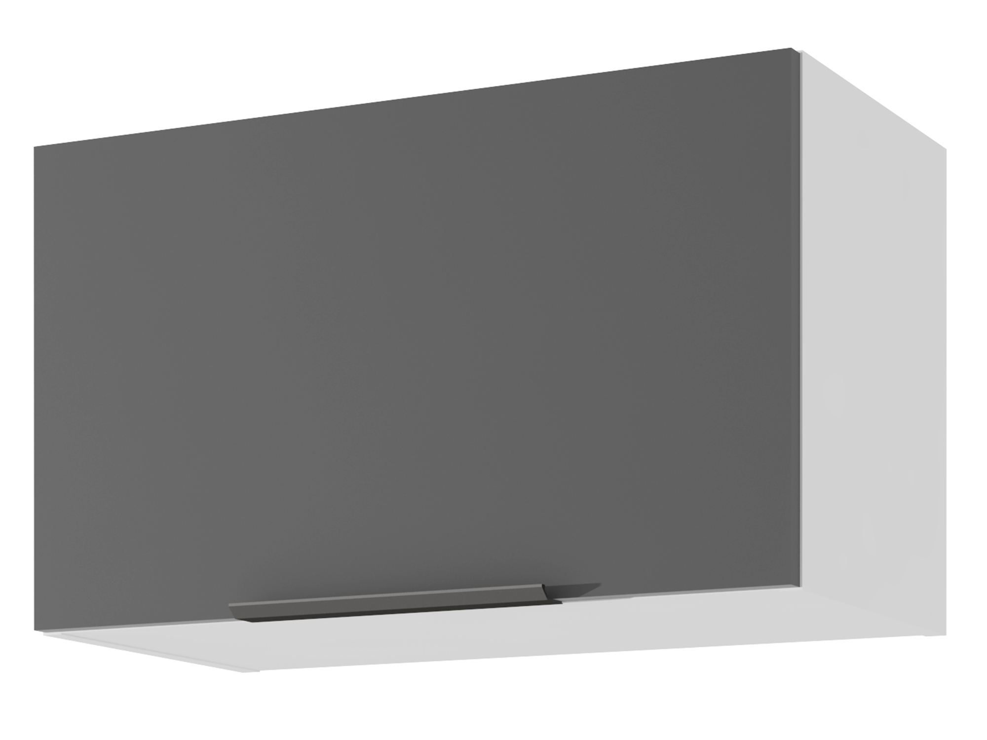 Шкаф навесной 60 х 36 см Калипсо Черный графит, Черный, Белый, ЛДСП