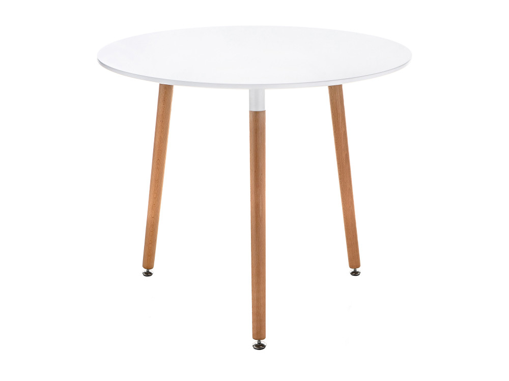 Lorini 90 white / wood Стол деревянный Белый, Массив бука table 90 white wood стол деревянный белый металл массив бука