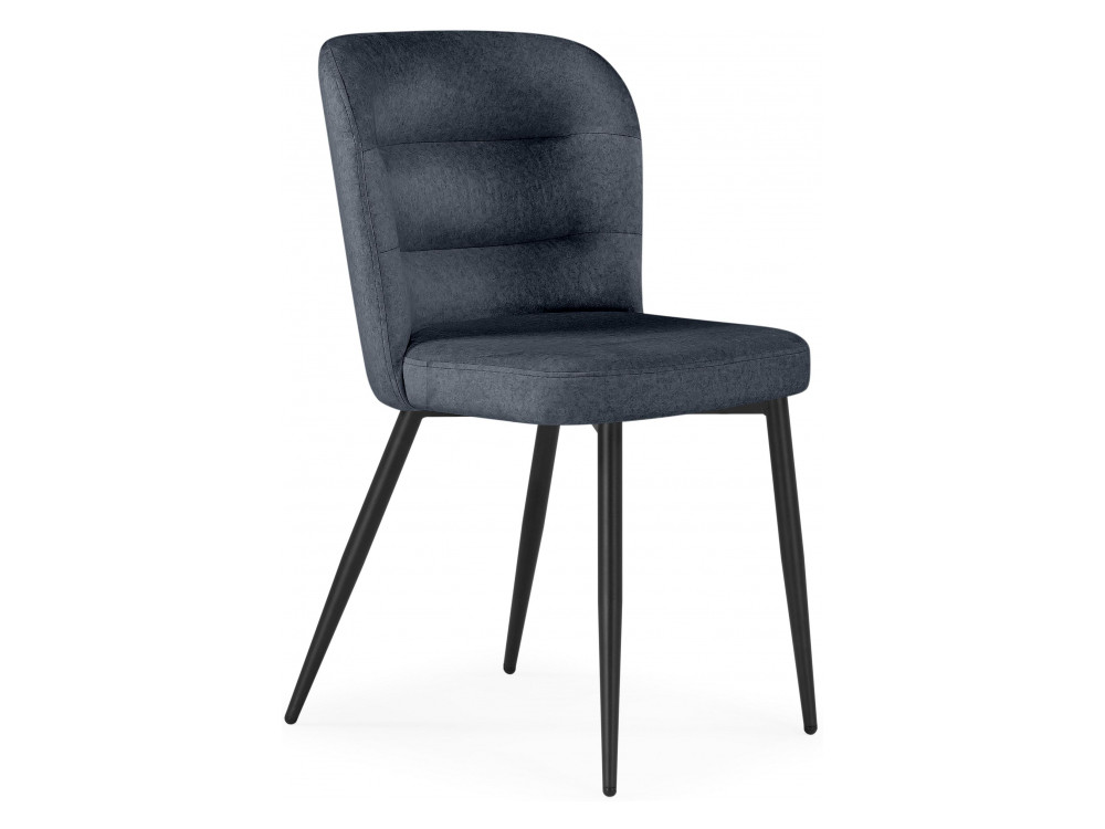 Kilian dark gray / black Стул на металлокаркасе Металл, кашемир