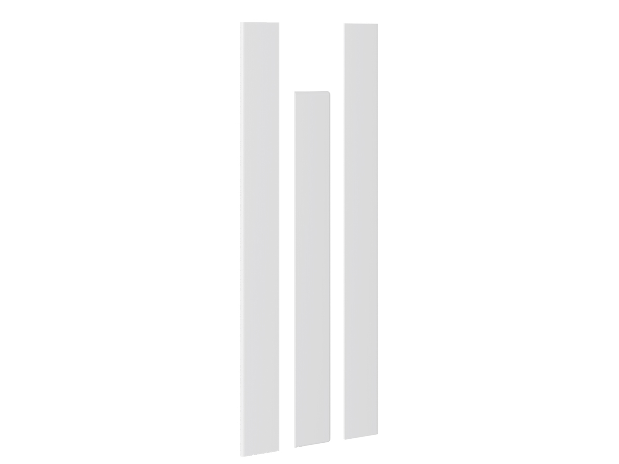 Комплект декоративных планок для комплектации шкаф Белый, МДФ комплект декоративных планок для комплектации шкафа с 3 дверями наоми фон серый мдф