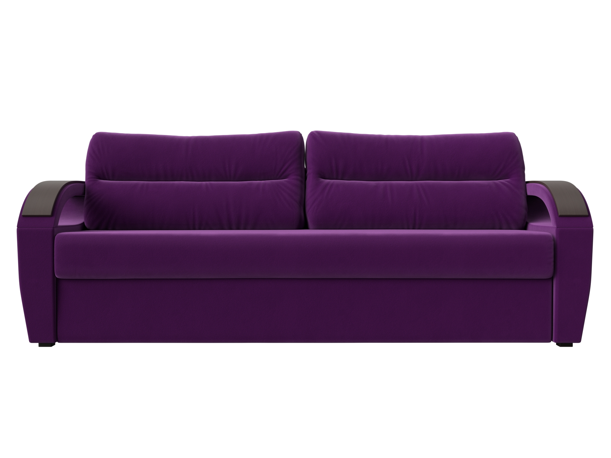 Диван Форсайт MebelVia Фиолетовый, Микровельвет, ЛДСП диван еврокнижка мебелико сатурн микровельвет фиолетовый