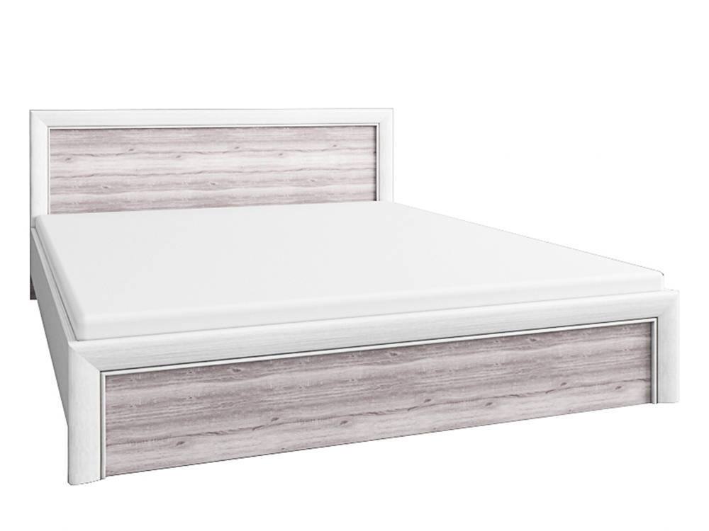 Кровать Olivia (160х200) Дуб анкона, , Белый, ЛДСП, МДФ кровать с пм olivia 140х200 дуб анкона белый лдсп мдф