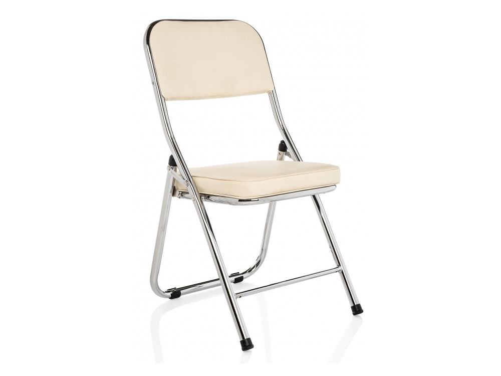 Стул Chair раскладной бежевый Стул Серый, Металл стул chair раскладной белый стул серый металл