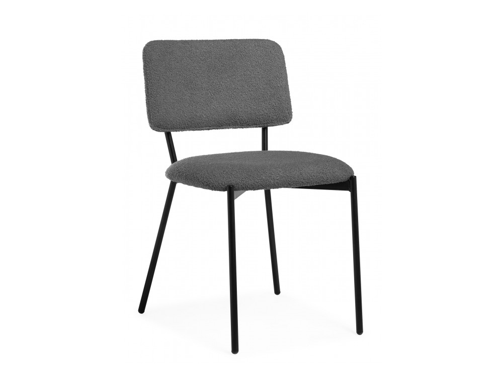Reparo dark gray / black Стул на металлокаркасе Черный, Металл
