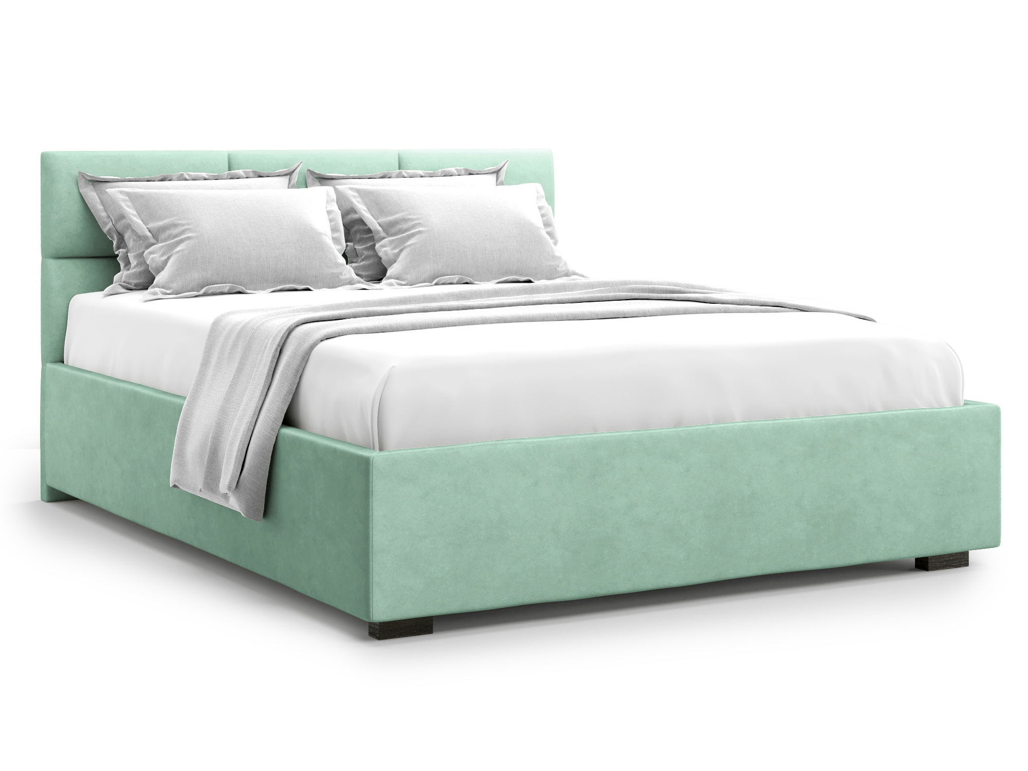 Кровать с ПМ Bolsena (140х200) Ментоловый, ДСП кровать с пм bolsena 140х200 зеленый дсп