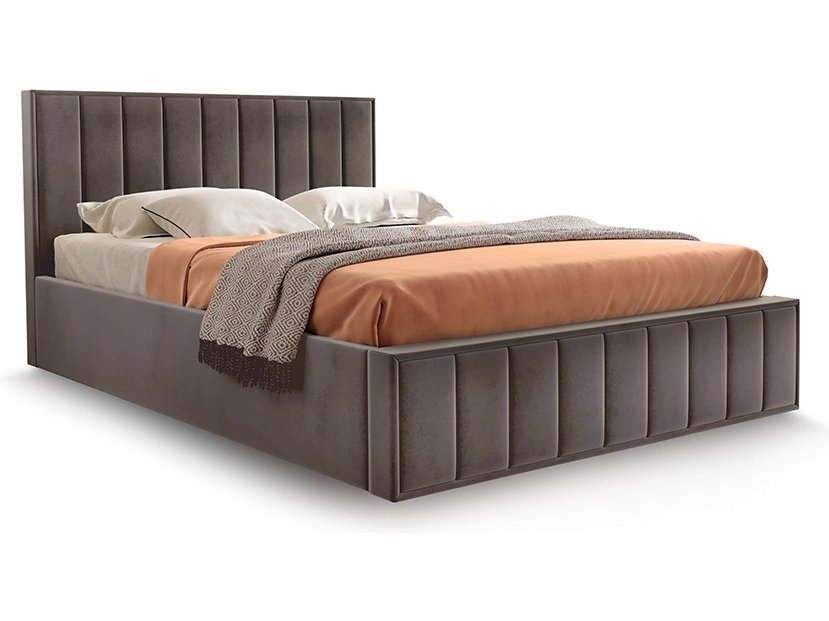 Кровать Вена Стандарт 160 с ПМ (Мора коричневый) Мора коричневый кровать дели 160 с пм дуб молочный шоколад