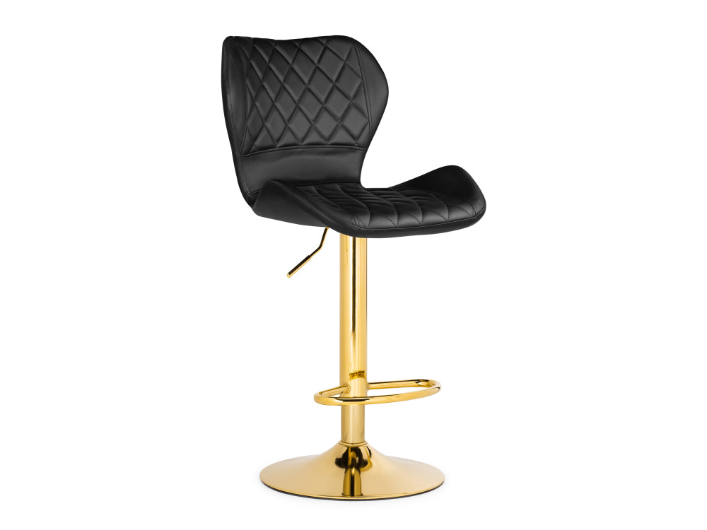 Porch gold / black Барный стул Бежевый, Металл porch серый хром барный стул серый хромированный металл