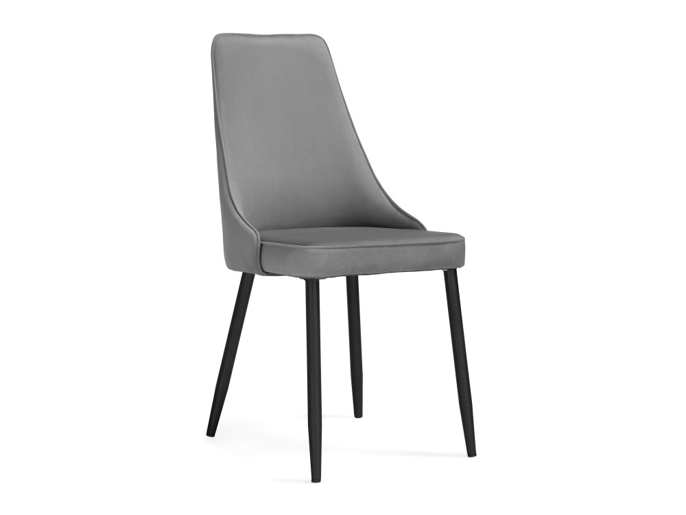 Лана темно-серый / черный Стул Черный, Металл металлический стул hayden с оправой для акцента темно серый