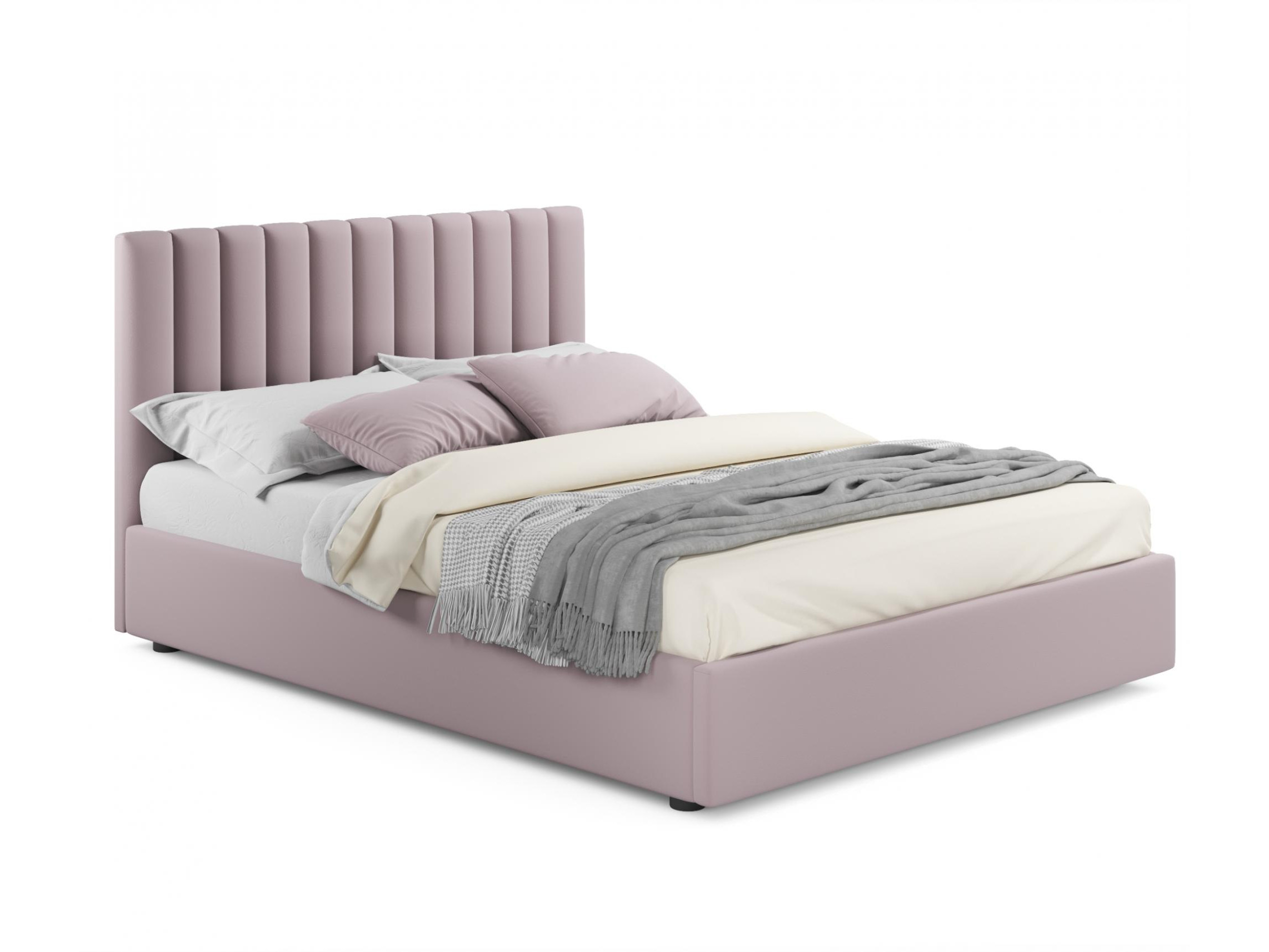 Мягкая кровать Olivia 1600 лиловая с подъемным механизмом лиловый, Фиолетовый, Велюр, ДСП мягкая кровать стефани 160х200 с подъемным механизмом