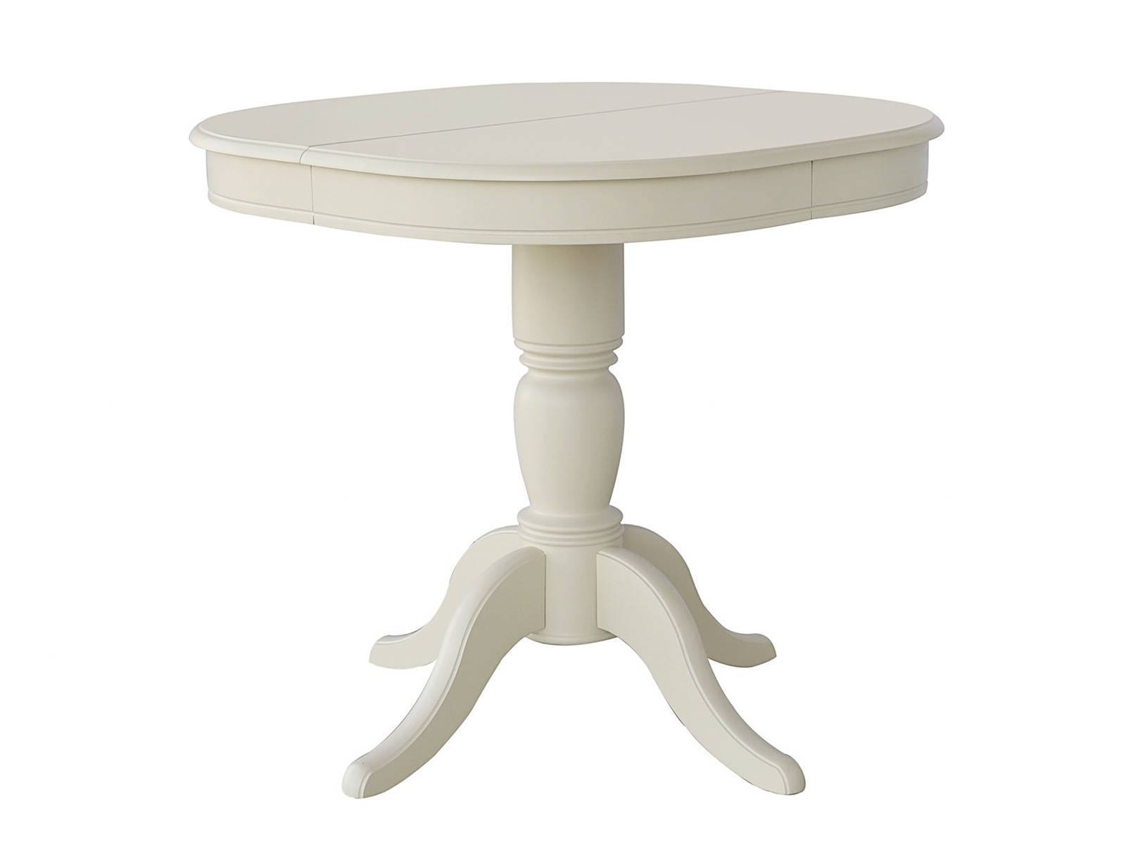 Кухонный стол Фламинго 10 Белый, Массив Бук стол кухонный прямоугольный 1 1х0 73 м белый бук table 110 15356