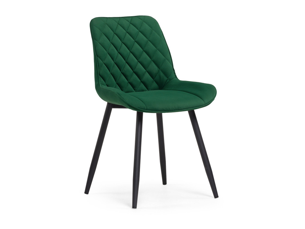 Седа ромб зеленый / черный Стул Черный, Металл седа велюр зеленый черный барный стул черный металл