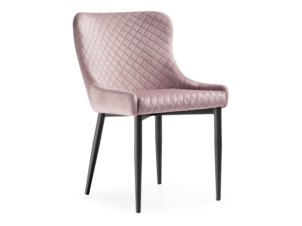 Teo light purple / black Стул розовый, Окрашенный металл kora 1 light purple black стул черный металл
