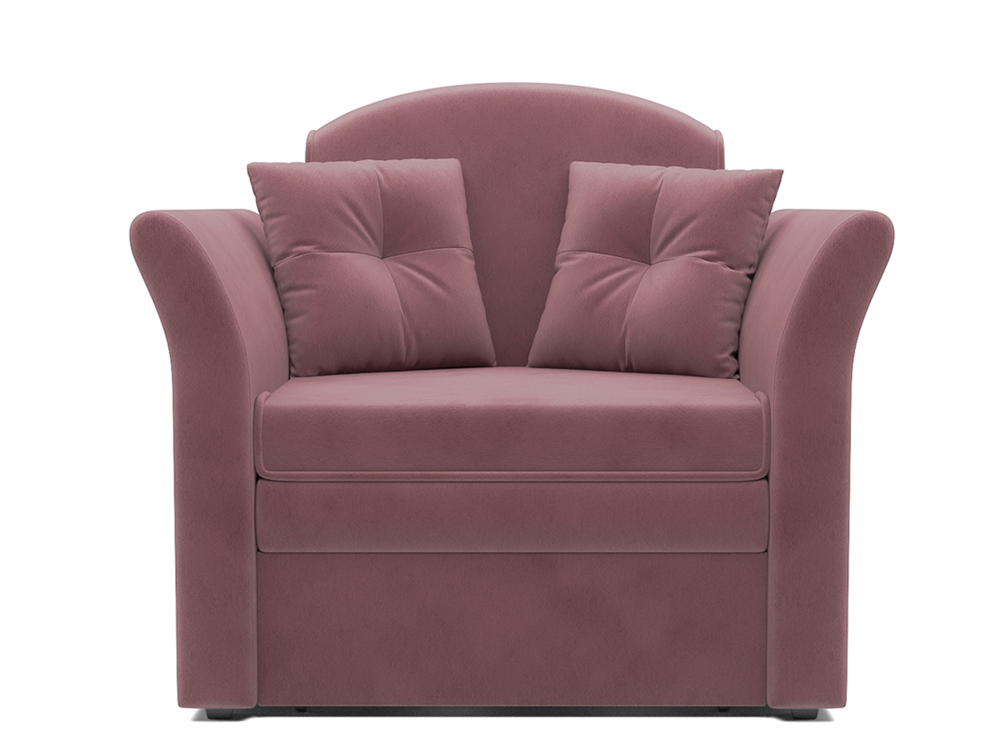 Кресло-кровать Малютка 2 MebelVia Розовый, Велюр, ДСП, Брус сосны, Фанера