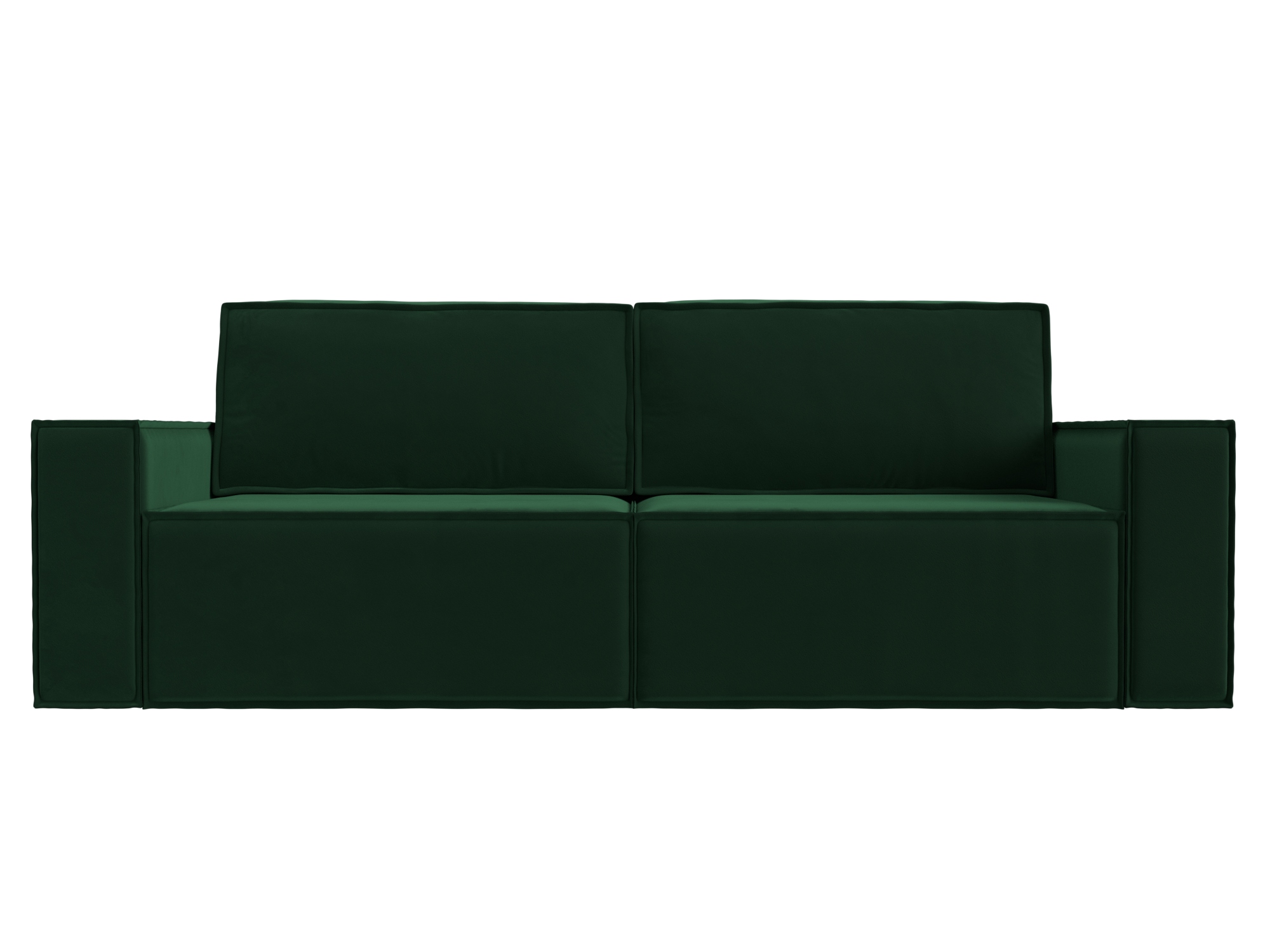диван кровать шарм дизайн куба зеленый Диван Куба MebelVia , Зеленый, Велюр, ЛДСП, ДВП, Брус