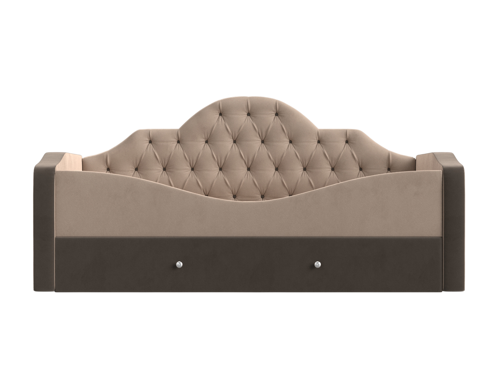 Детская кровать Скаут Бежевый, Коричневый, ЛДСП детская комната орион комплект 3 коричневый бежевый лдсп