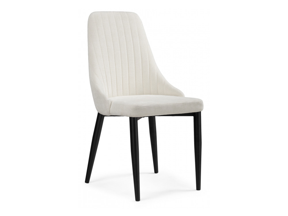 Kora white / black Стул на металлокаркасе Черный, Окрашенный металл kora light blue white стул белый окрашенный металл