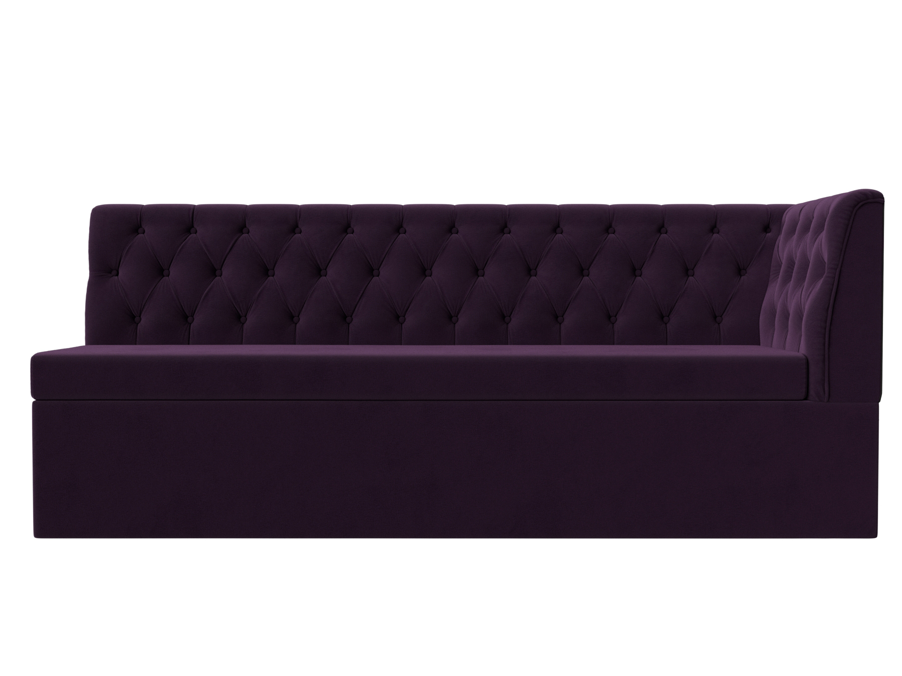 Кухонный диван Маркиз Правый Фиолетовый, ЛДСП кухонный диван маркиз правый серый лдсп
