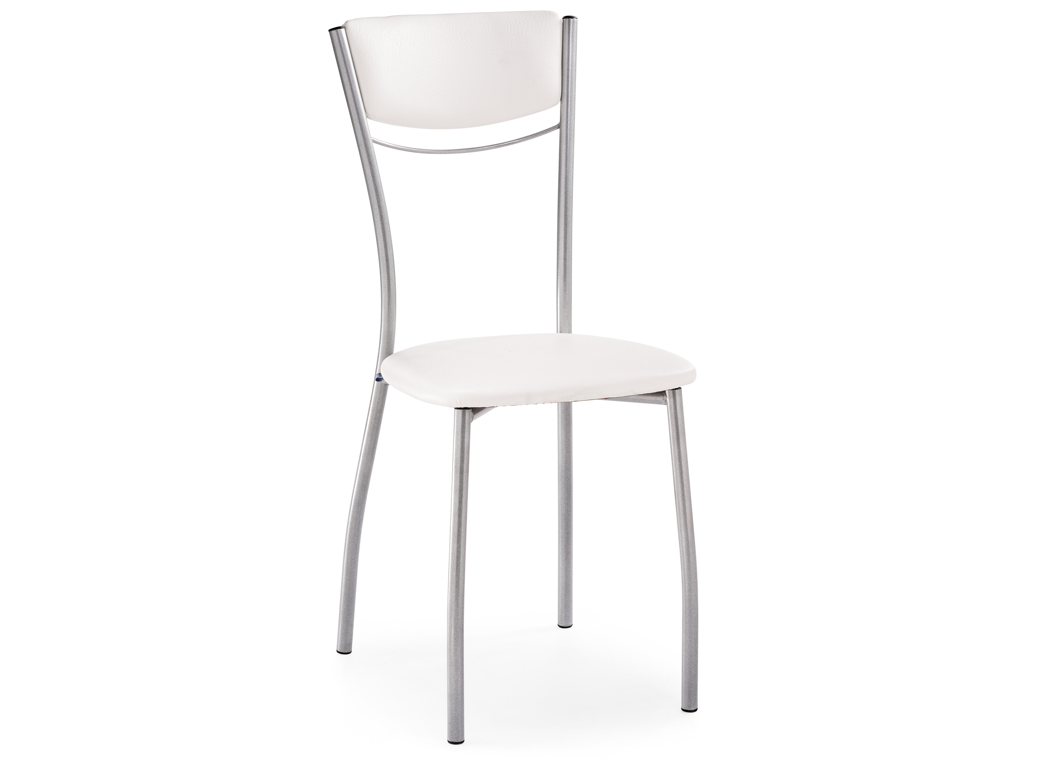 Goki с мягкой спинкой белый полимер / светлый мусс Стул Серый, Металл клео 5 белый светлый стул mebelvia бежевый ткань металл
