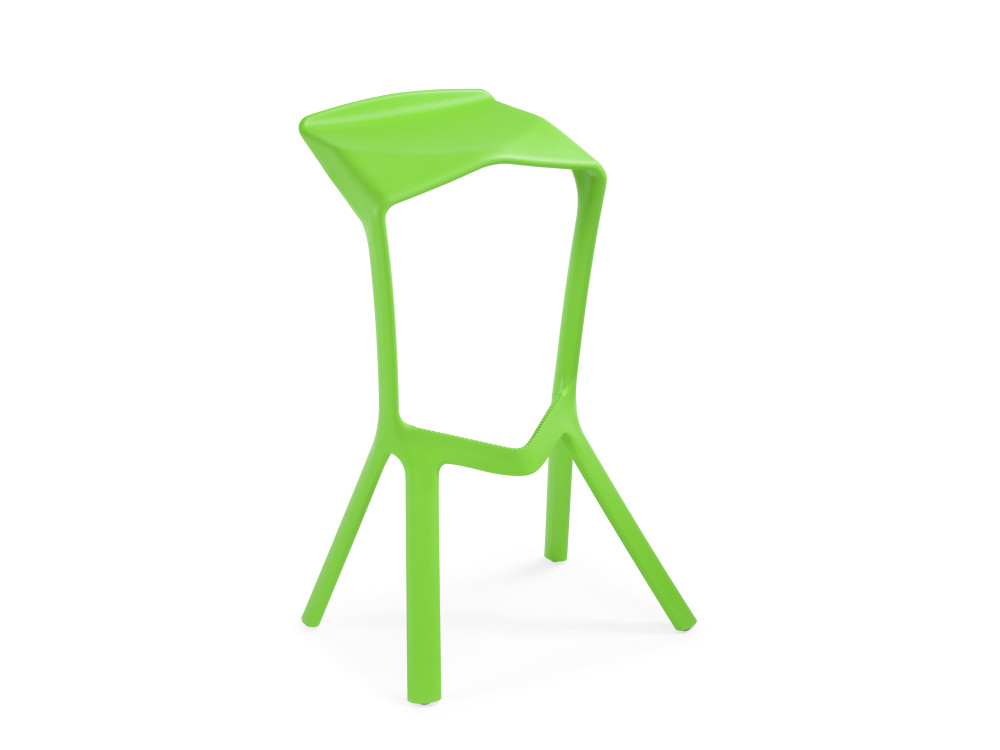 Mega green Барный стул Зеленый, Пластик