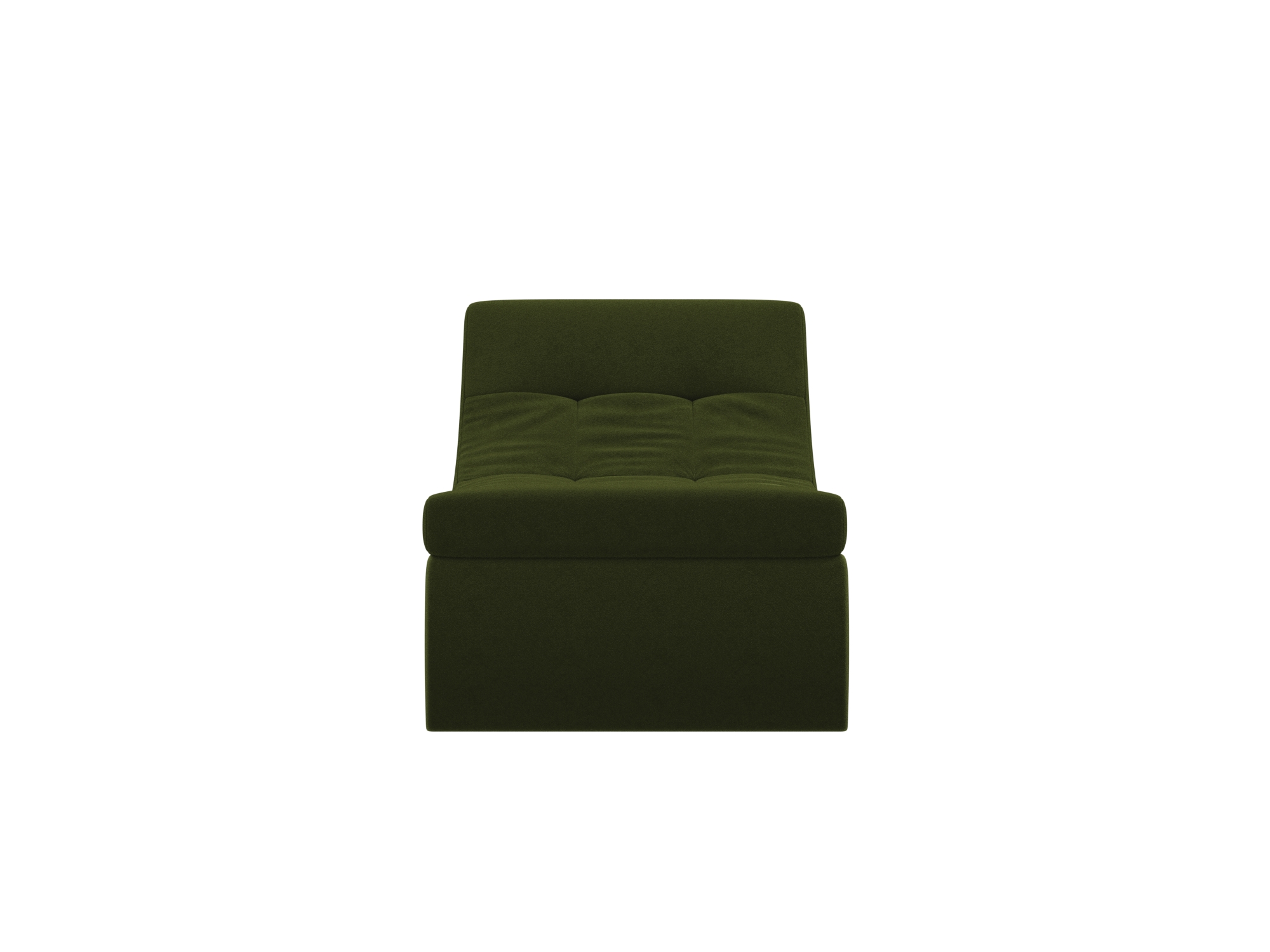 Модуль Канапе для модульного дивана Холидей MebelVia Зеленый, Микровельвет, ЛДСП, Брус, Фанера модуль кресло для модульного дивана холидей mebelvia фиолетовый микровельвет лдсп