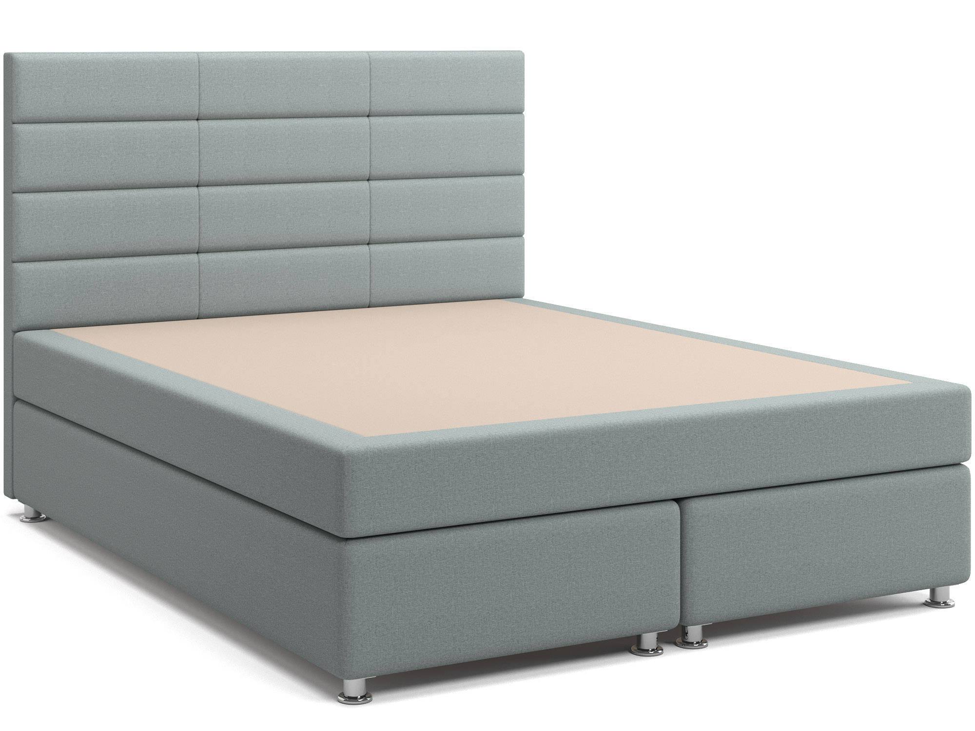 Кровать с матрасом и зависимым пружинным блоком Бриз (160х200) Box Spring ДСП, ДВП idealbeds мягкая кровать modena box
