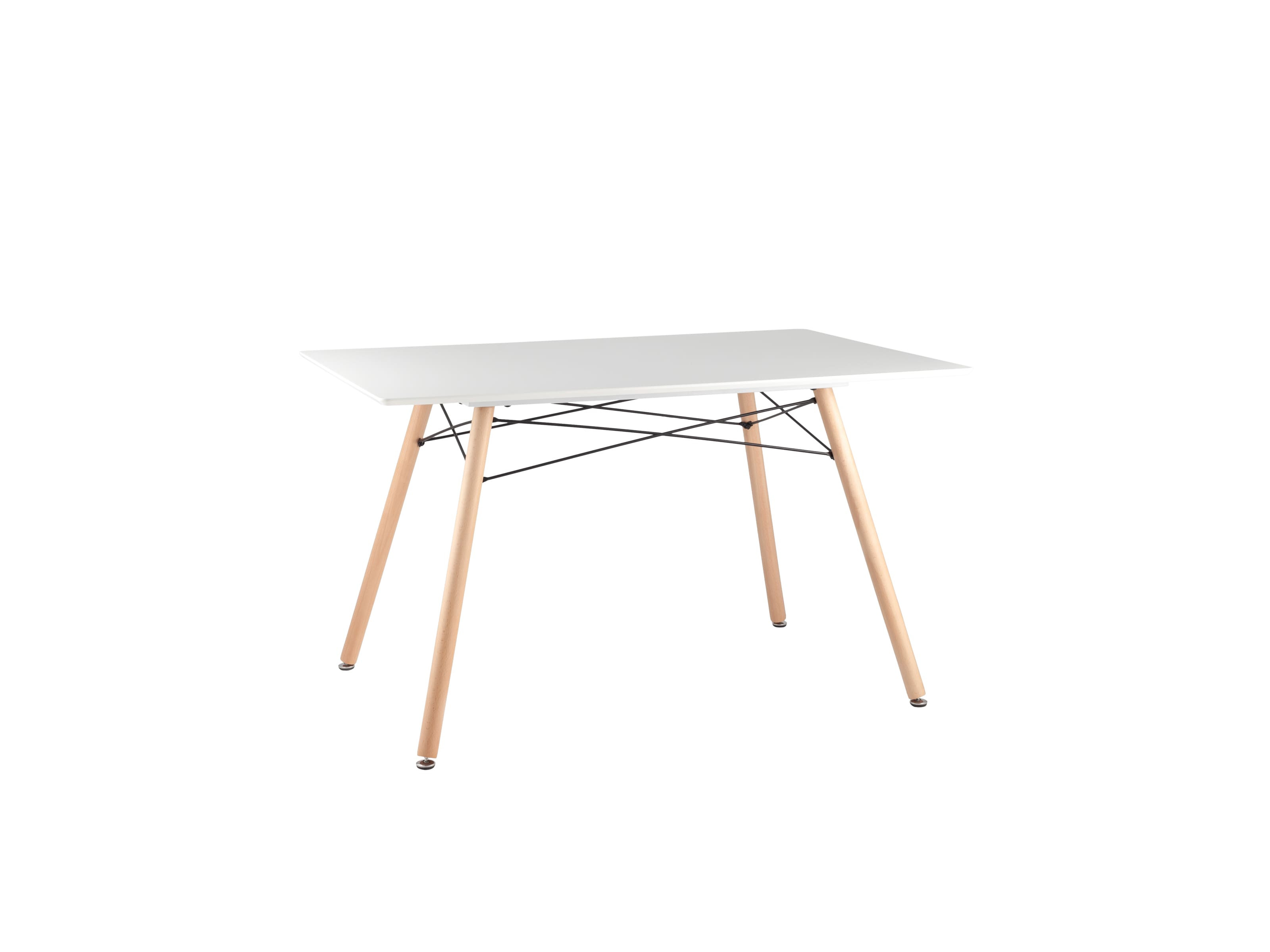 Стол обеденный Stool Group DSW Rectangle Белый  Белый, Массив бука