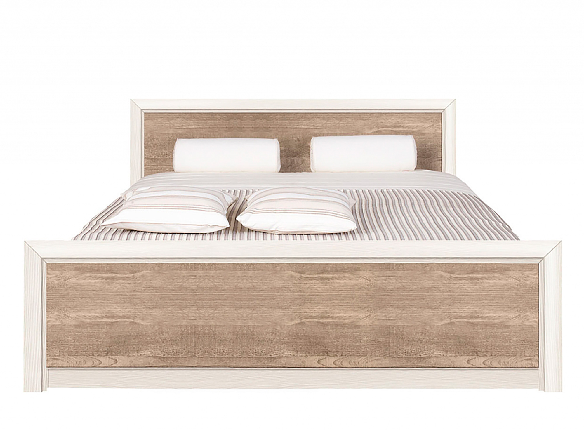 Кровать Коен (180x200) Сосна натуральная, Бежевый, ЛДСП кровать коен 90x200 сосна натуральная бежевый лдсп