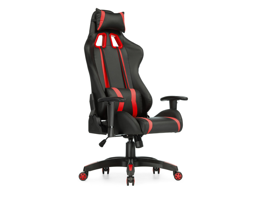 Blok red / black Компьютерное кресло MebelVia Черный, Красный, Искусственная кожа, Пластик накидка на сидение 100×46 см искусственная кожа черный