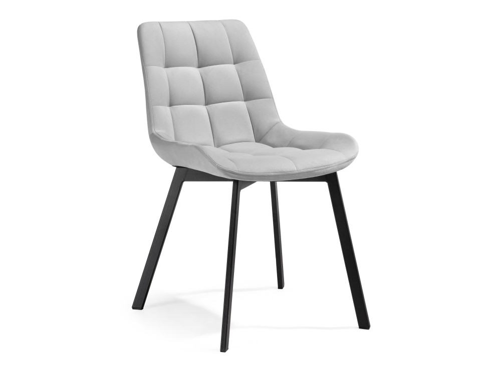 Челси черный / светло-серый Стул Черный, Окрашенный металл челси темно серый белый стул белый окрашенный металл