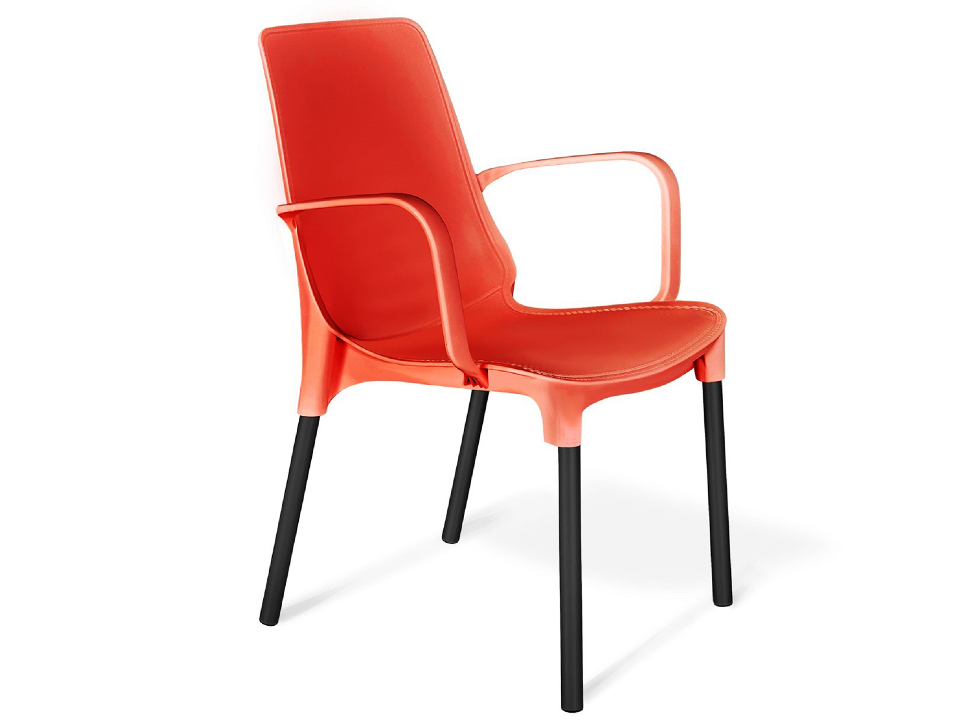 Стул SHT-S76 Красный, Пластик стул sht s76 комплект из 2 шт бежевый металл