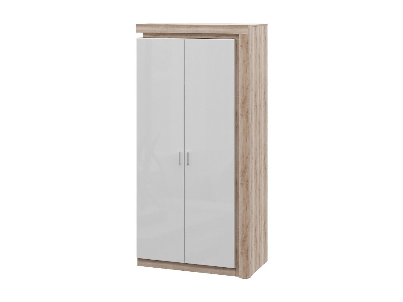 Шкаф двухдверный для одежды Люмен 24 МДФ, ЛДСП