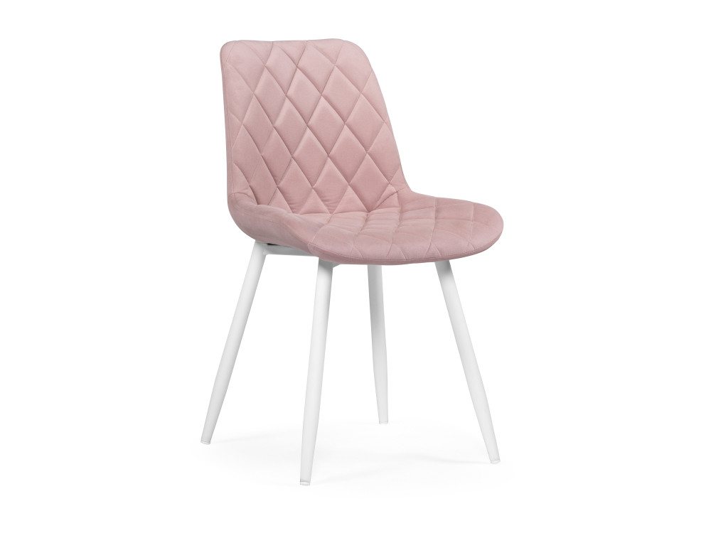 Баодин без канта розовый / белый Стул Белый, Металл баодин velutto 37 белый стул деревянный розовый металл