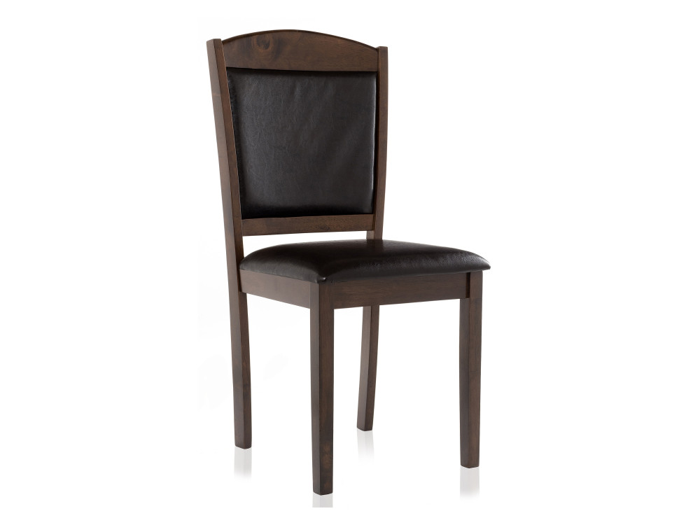 Goodwin темно-коричневый Стул деревянный Коричневый, массив дерева стул gross cappucino dark grey стул деревянный коричневый темный массив дерева