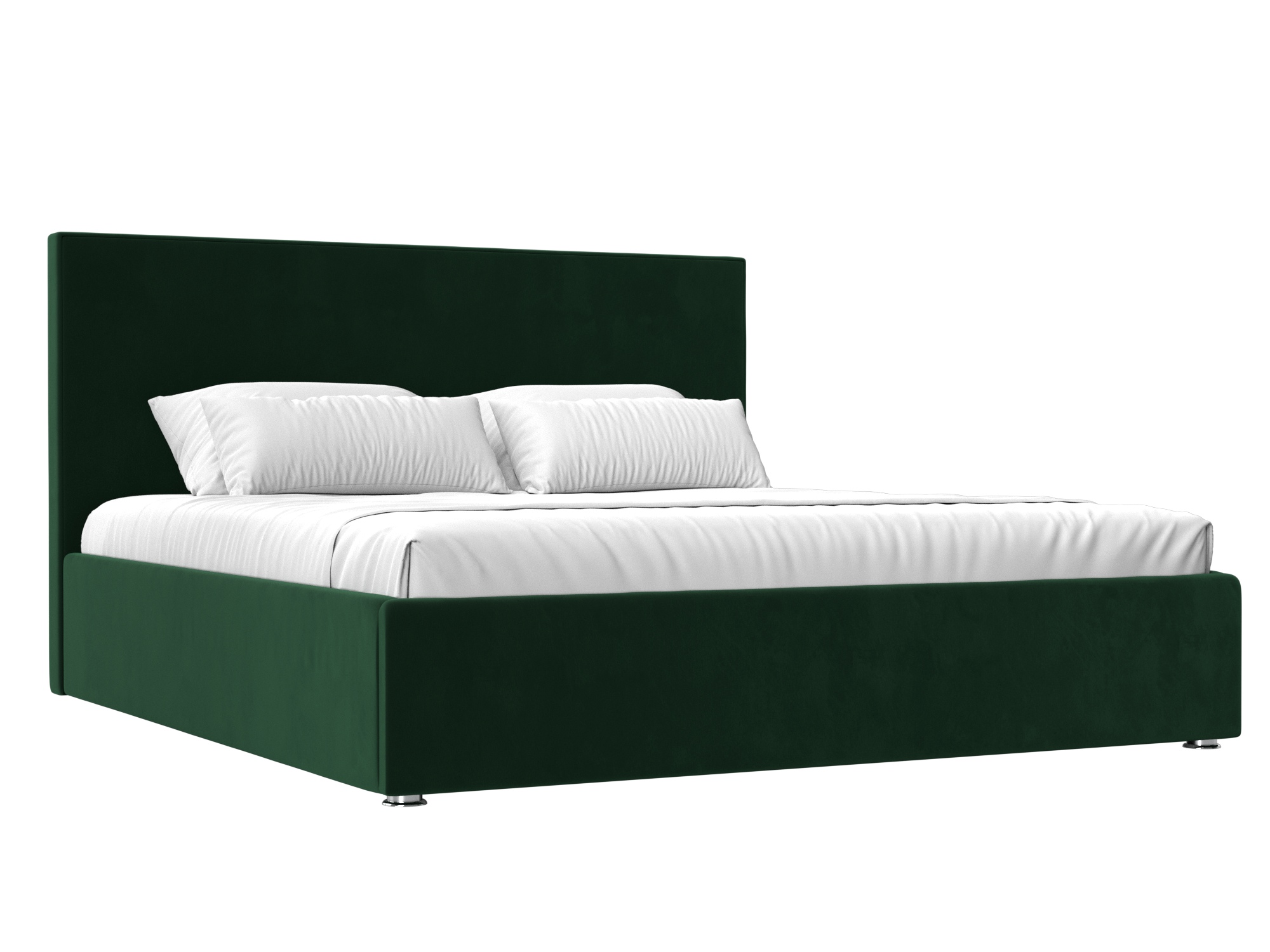 Кровать Кариба (160х200) Зеленый, ЛДСП кровать кариба 180 коричневый велюр